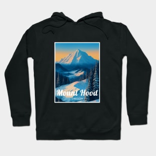 Mount Hood Oregon United States Ski Hoodie